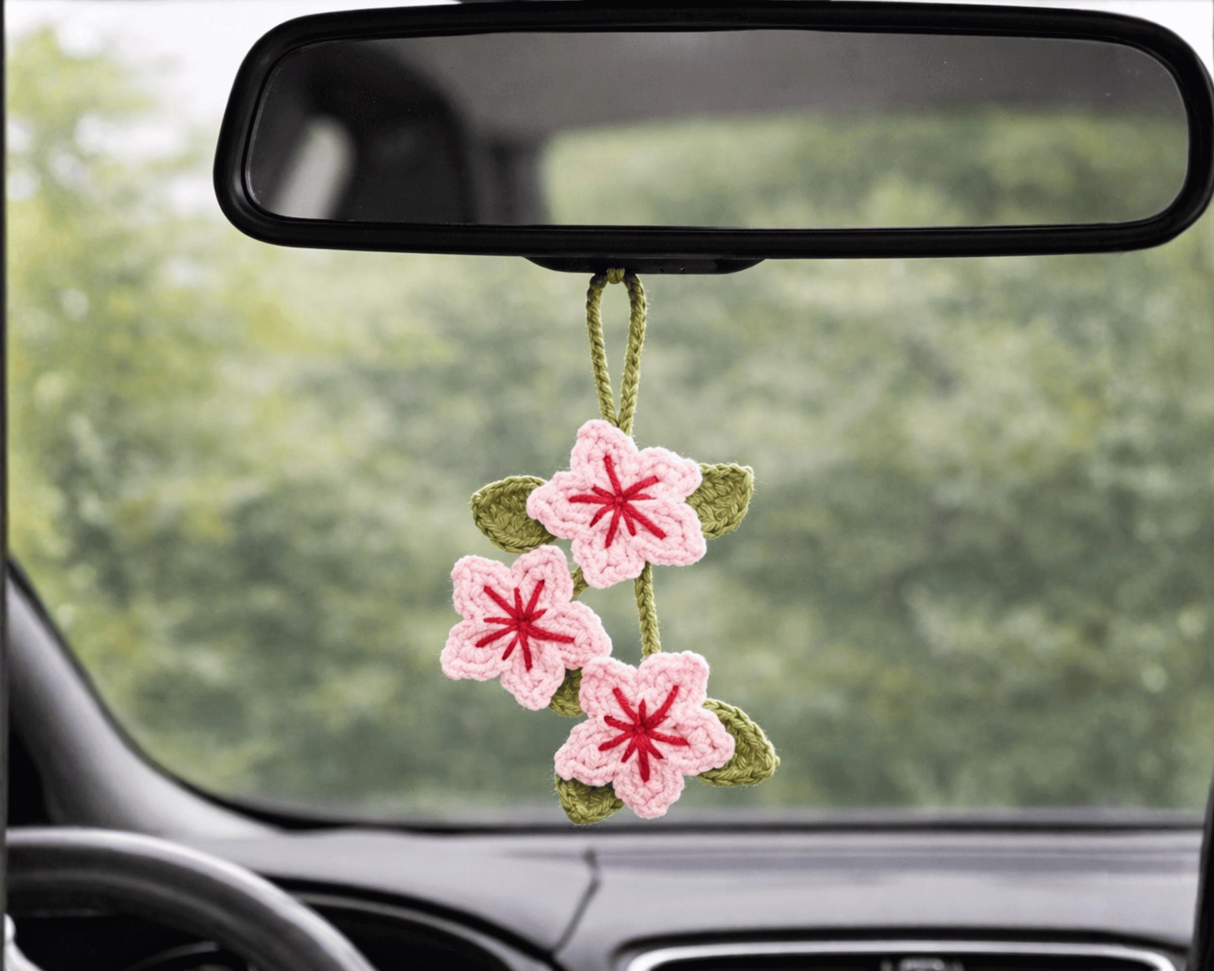 Sakura Car Rearview Mirror Charm Pattern