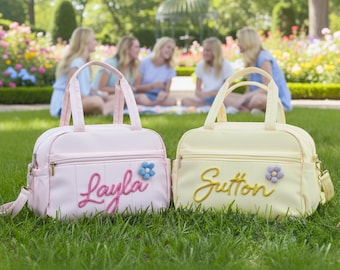 Personalisierte Tanztasche mit Namen: Benutzerdefinierte Gymnastiktasche, leicht mit wasserdichter Tasche