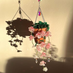 Blumenstrauß aus Perlen, weinende Blume, Pflanzendekor, Blumenstrauß, Perlenblumen, Perlenpflanzen, immer Pflanzen