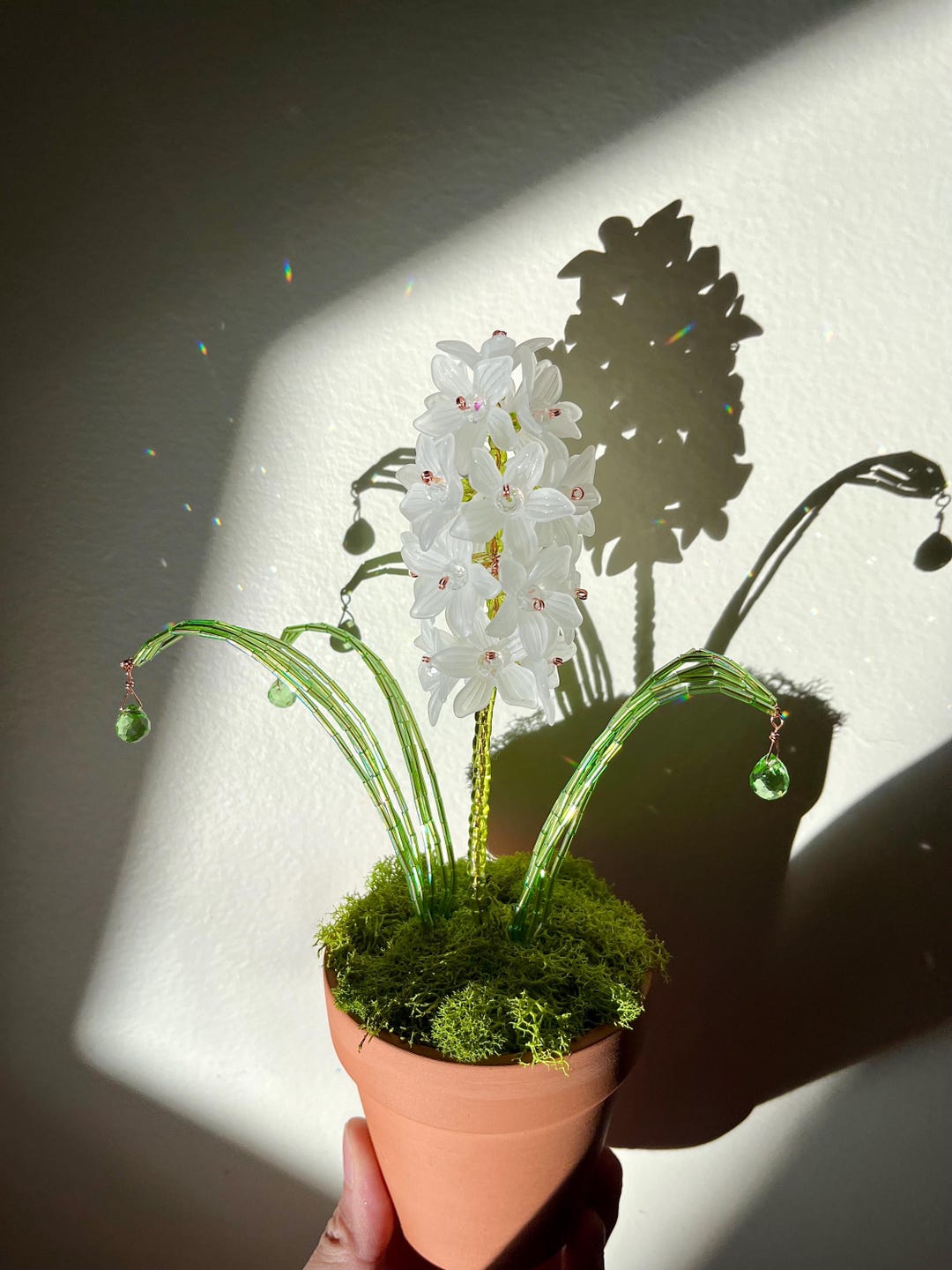 Beaded Hyacinth Plant Plant Decor Bouquet Beaded Plant Beaded
