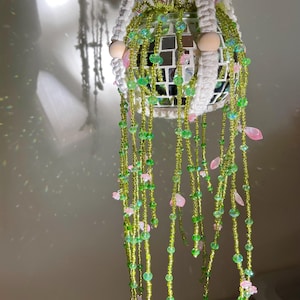 perlenschnur, perlenkette, ewig sukkulente, pflanzendeko, Suncatcher, kristall sonnenfänger