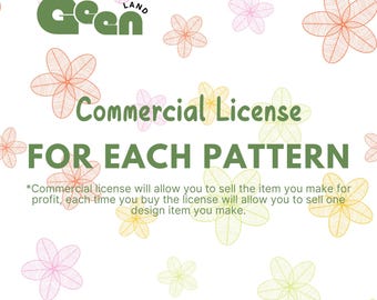 Commercial License Agreement for Each Pattern