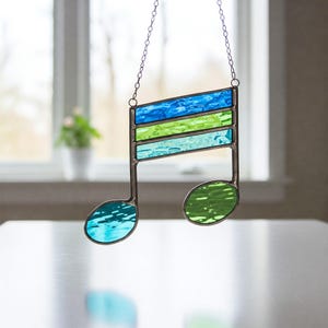 Music Note Stained Glass Pattern Digital Download, Musician Stained ...