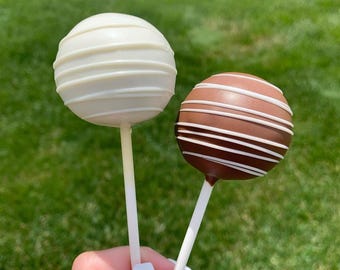 Cake pops/custom cake pops/chocolate cake pops/red velvet cake pops/vanilla cake pops/cake pops in bulk/wedding favors/party favors/desserts