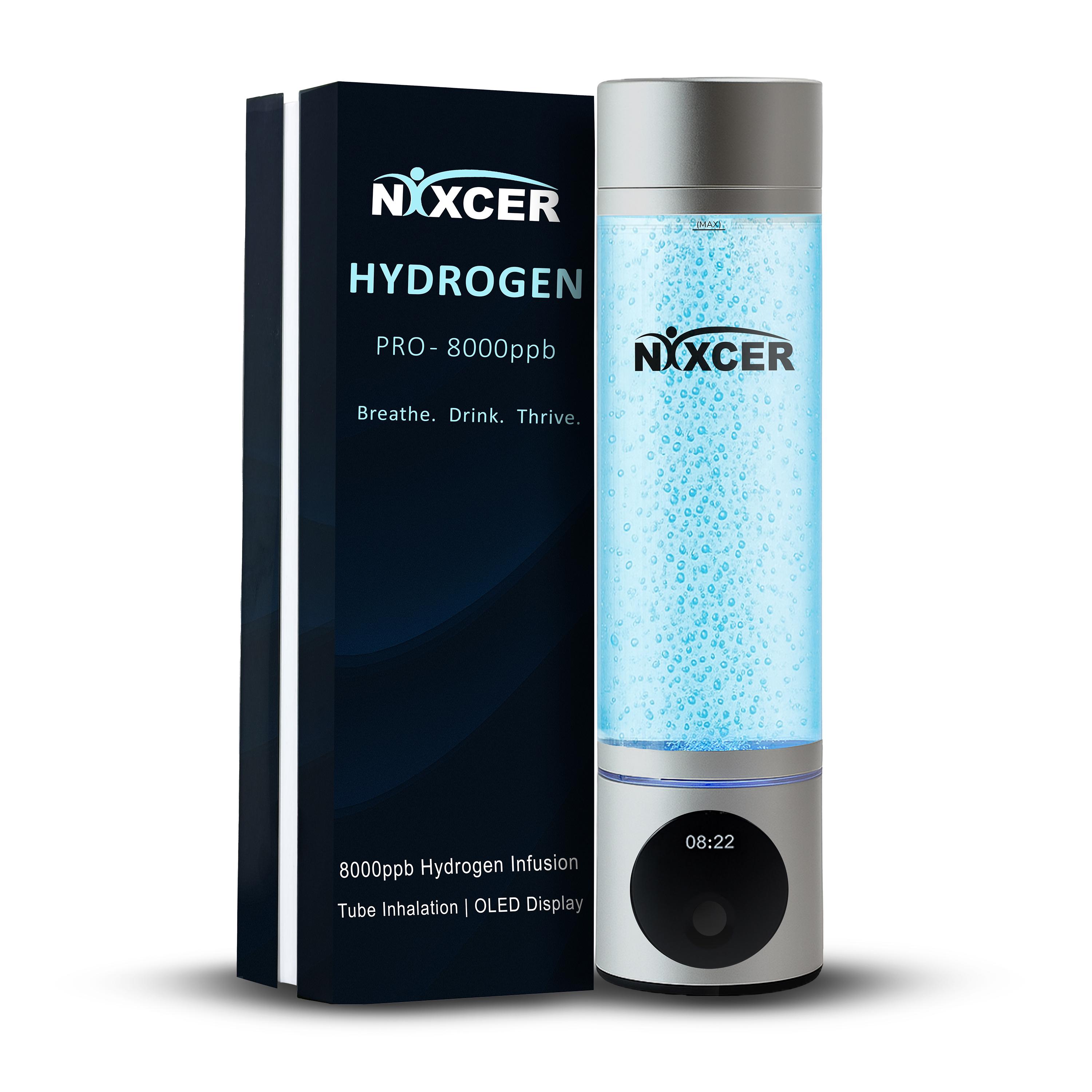 8000PPB Hydrogen Water Bottle | SPE/PEM Tech, Portable H2