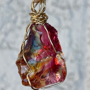 Andara crystal pendant