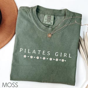 Comfort Colors Pilates Girl Shirt, Pilates Instructor Gifts, Pilates Shirt For Women, Pilates Lover Gift, Workout T- shirt, Pilates Girl Tee