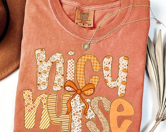 Comfort Colors Fall NICU Nurse Shirt, NICU Nurse Gift, Thanksgiving Nicu Nurse Tshirt, Nicu Halloween Tee, Spooky Fall Nurse, Nicu Fall Gift