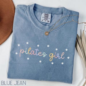 Pilates Girl Shirt Comfort Colors, Pilates Lover Gift, Pilates Shirt For Women, Pilates Instructor Gifts, Workout T- shirt, Pilates Girl Tee