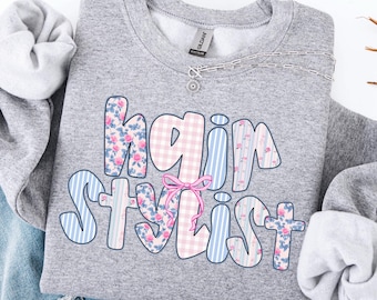 Hair Stylist Sweatshirt, Cosmetologist Gift, Hair Dresser Crewneck