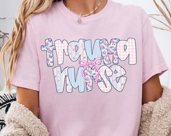 Camiseta de enfermera de trauma, Regalo para enfermera de trauma, Camiseta de enfermera de la UCI de trauma