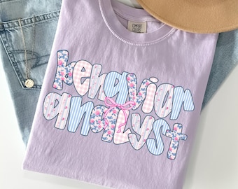 Comfort Colors Behavior Analyst Shirt, BCBA Gifts, Behavior Therapist Tshirt