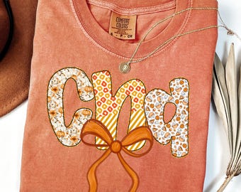Comfort Colors Fall CNA Nurse Shirt, CNA Bow Tshirt, Certified Nursing Assistant Gift, Cna Halloween Shirt, Thanksgiving Gift For CNA
