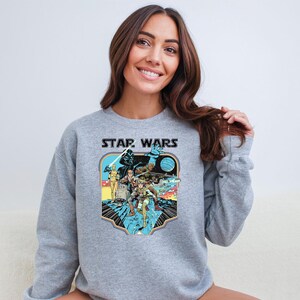 Star Wars Sweatshirt, Retro Style A New Hope Tee, Disney Trip Sweatshirt, Magic Kingdom Family Sweatshirt, Funny Star Wars Sweatshirt