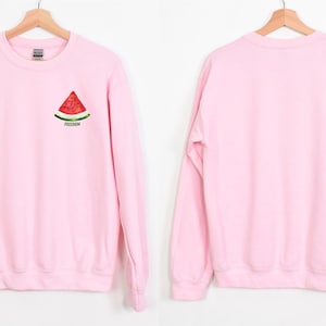 Freedom Watermelon Sweatshirt, Protest for Gaza Tee, Free Palestine Solidarity Sweatshirt, Human Rights Support Sweatshirt