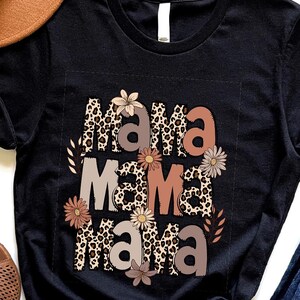 Leopard Mama Life Shirt, Leopard Mama T-Shirt, Mom Tee, Leopard Mom Shirt, Mama Apparel, Mama Clothing