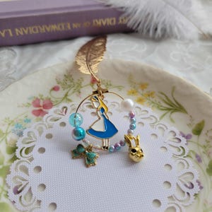 Alice In Wonderland Bookmark, Alice In Wonderland Gift For Kids, Personalized Gift For Student/Teacher, Wedding Favor, Christmas Gift
