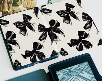 Black Bow Kindle Case: Paperwhite/Kobo Cover