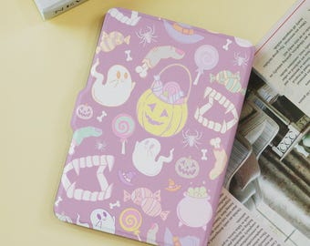 Ghost & Pumpkin,Halloween Kindle Case Customized for Paperwhite 1/2/3/4, Kobo Cover, Kindle Paperwhite Case,  Kobo Cover, Paperwhite 6"/7"