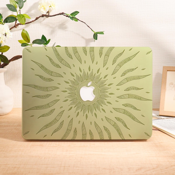 Green Life Personalized Macbook Case 2026,Air 11 13 15 Pro 14 16 Cover,13"/14"/15"/16"Inch Sleeve,Macbook Neo A18,Custom Laptop Case