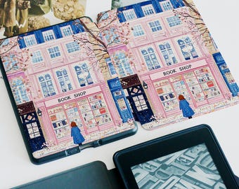 Charming Pink Kindle Case Customized For Paperwhite 1/2/3/4, Kindle 2019/2022, Kindle Paperwhite Case, Kindle 12th Gen, Paperwhite 6"/7"