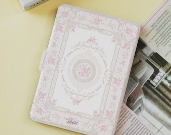 Ornate Floral Framed Kindle Case Customized Paperwhite 1/2/3/4,Kindle 2019/2022,Kindle Paperwhite Case,Kindle 12th Gen,Paperwhite 6"/7"