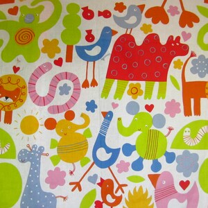 IKEA of Sweden animal print fabric designed by Eva Lundgreen 2006 by the half yd 48 inches wide