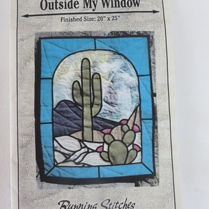 Outside My Window Quilt pattern from Running Stitches 1998 new