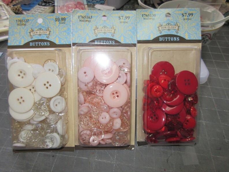 Buttons - From Sew - Ology- Choose Your Multipack - 30 Oz Each-red ...