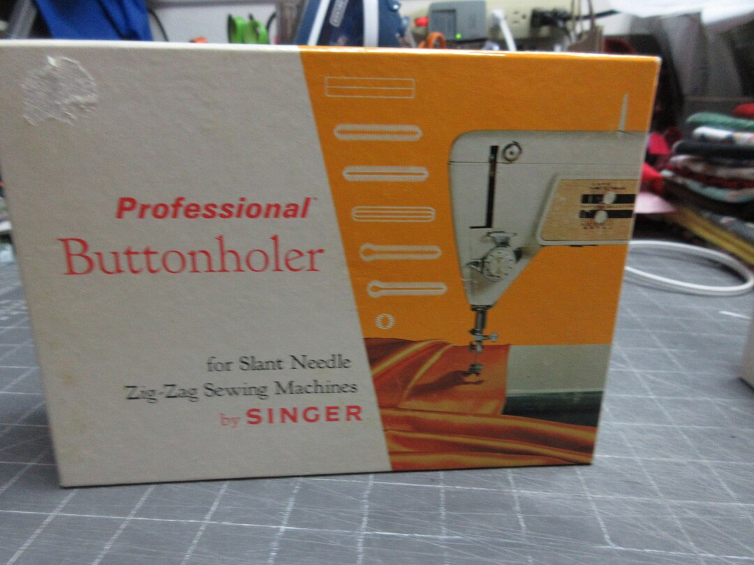 Vintage Singer Professional Buttonholer for Slant Needle Zigzag Sewing