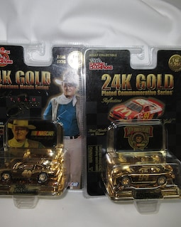 24 K Gold Plated Commemorative Series Nascar Collectible Cars #94