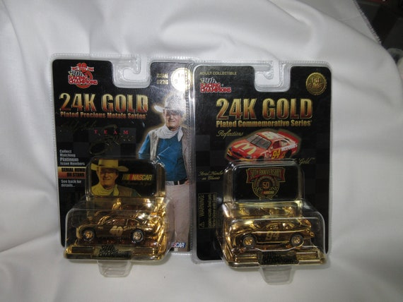 24 K Gold Plated Commemorative Series Nascar Collectible Cars #94