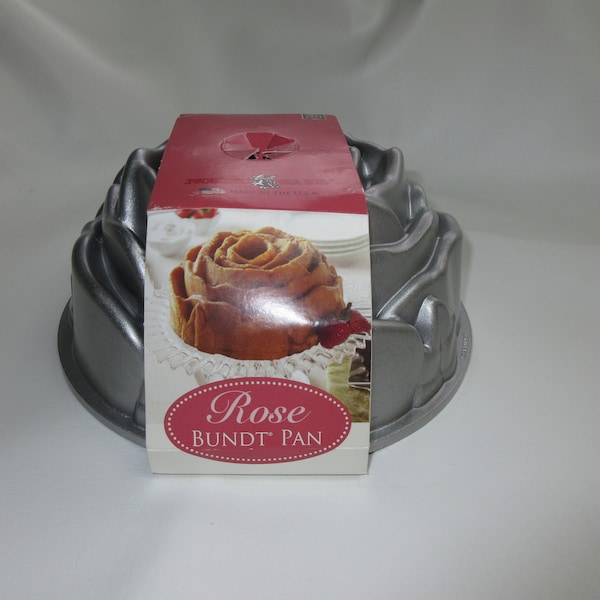 Rose Bundt Cake Pan Etsy