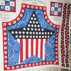 Panel Apron Panel Fabric - MBT Patriotic Apron panel