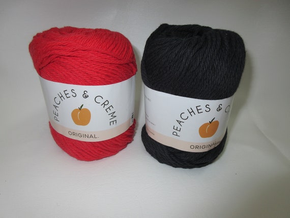 Yarn Peaches & Cream Original 100% Cotton Yarn Assorted Colors 