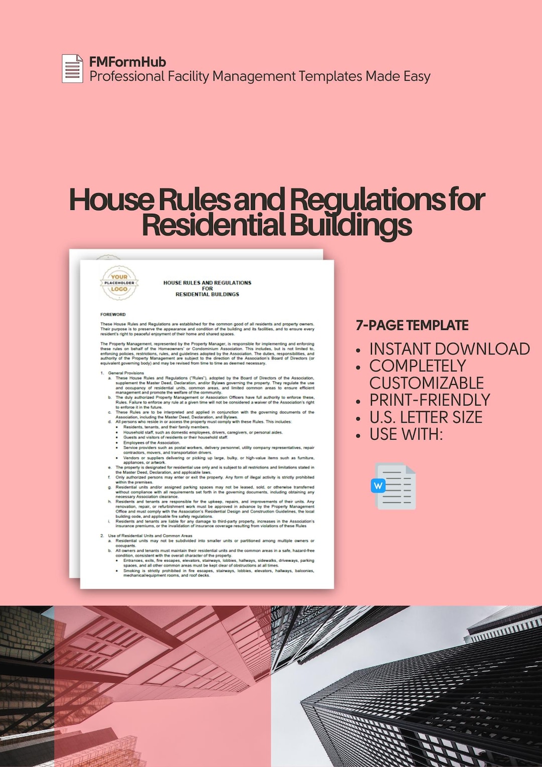 House Rules and Regulations for Residential Buildings (community Rules ...