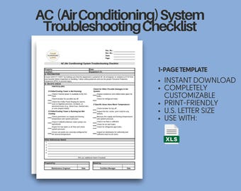 AC (Air Conditioning) System Troubleshooting Checklist (Checking A/C Hot Spots, How to diagnose AC Issues, Common AC problems & solutions)
