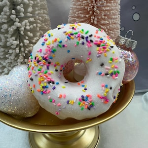 Faux Bake Hand Iced Donuts 4”