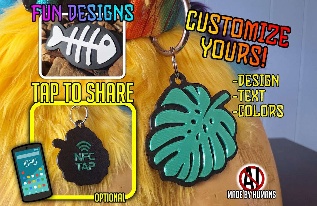 Tap Tags - Customizable Tags With NFC - Etsy Colombia
