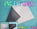 PVC Eye Mesh for Fursuits & Costumes – Blank or Pre-Shaded (Two Sided)