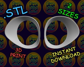 Fursuit ""Follow Me"" Augenrohling HK STL (Digital Download)"