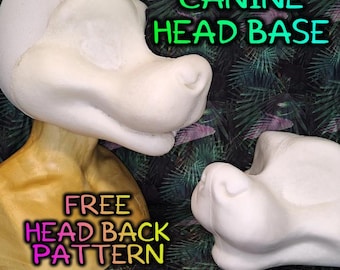 Canine Fursuit Foam Head Base