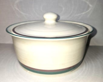 Pfaltzgraff USA Stoneware JUNIPER 2 Quart Covered Casserole Dish with Lid