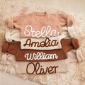 Personalized Kids Name Sweaters,Embroidered Children Name,Soft loose Sweater,Custom Baby Name shirt,100% cotton Sweater,Custom Birthday Gift