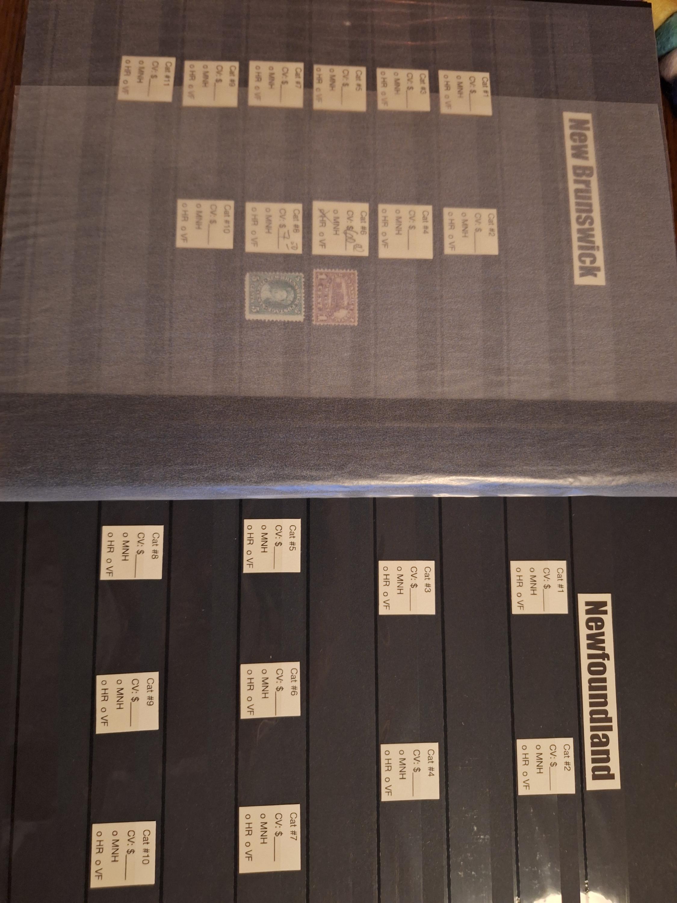 Silk's DIY Stamp Album for Canadian Stamps (to 1946)