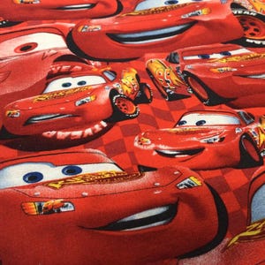 Lightning McQueen Fabric,Disney/Pixar Cartoon Movie,CP9782 Cars Packed McQueen ,KagrannaPaintgarden