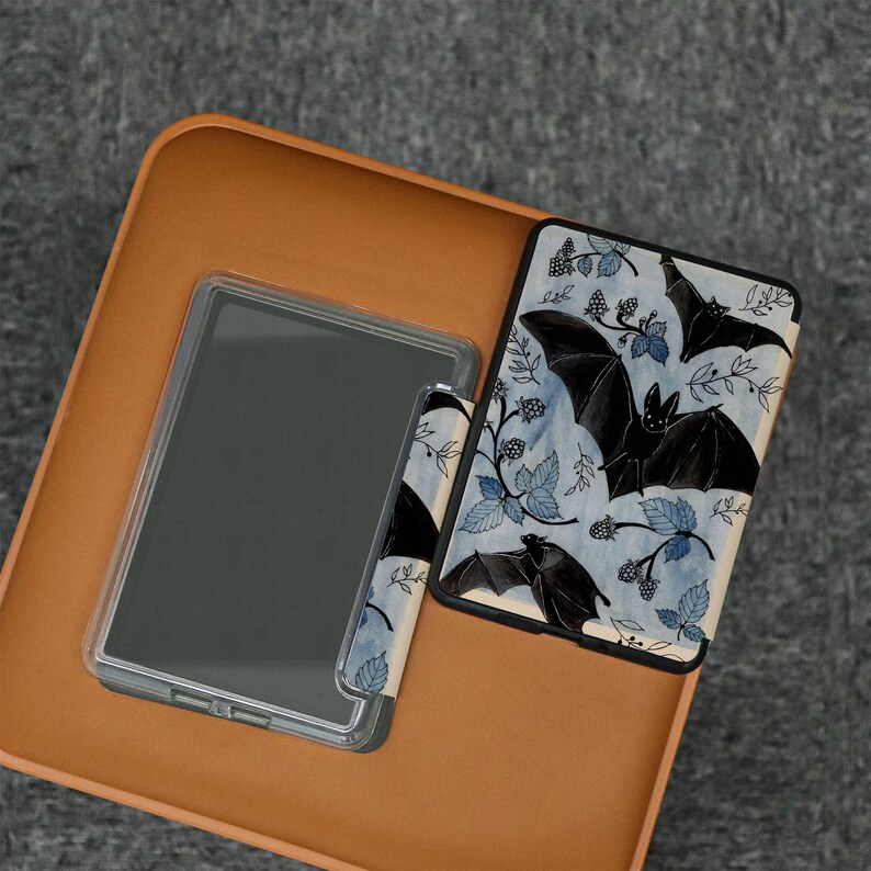 Funda para Kindle Paperwhite de 6.8 pulgadas con diseño de murciélagos y plantas, Kindle 10.º y 11.º, funda personalizada para Kindle Paperwhite, nueva funda para Kindle 2024 imagen 5