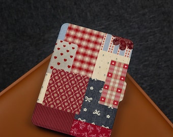 Patchwork Motifs Kindle Case Paperwhite 6.8"/7" Case,Kindle 10th 11th,Personalization Kindle Paperwhite Cover,All New Kindle Case 2024