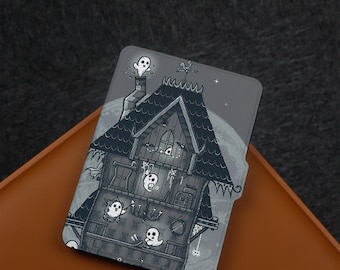 Ghost House Halloween Kindle Case Paperwhite 6.8"/7" Case,Kindle 10th 11th,Personalization Kindle Paperwhite Cover,All New Kindle Case 2024