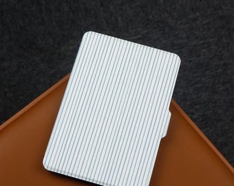 Classic Blue Stripe Kindle Case Paperwhite 6.8&quot;/7&quot; Case, Kindle 10th 11th, Personalization Kindle Paperwhite Cover, All New Kindle Case 2024